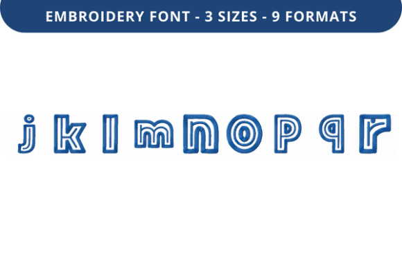 Review: Bulky in Line Font J to R for Holiday Sales