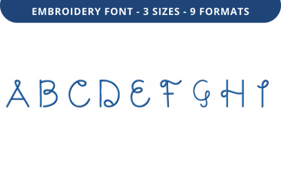 Review: Dear Doily Font Uppercase A-I for Craft Fairs