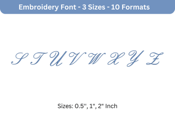 Review: English Font Uppercase S to Z for Gifts