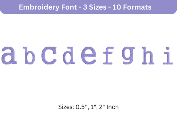 Review: Executive Font Lowercase a to I for Sweatshirts