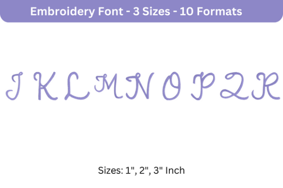 Review: Romantic Font Uppercase J to R for Business
