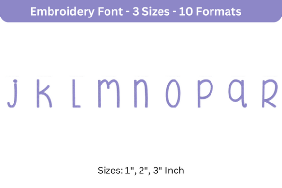 Reviewing Beautiful Font Lowercase J to R