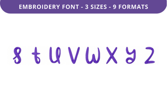 Reviewing Cautiously Cuddly Font S-Z for Embroidery
