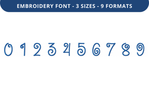 Reviewing Cherry Frosting Font 0 to 9 for Embroidery