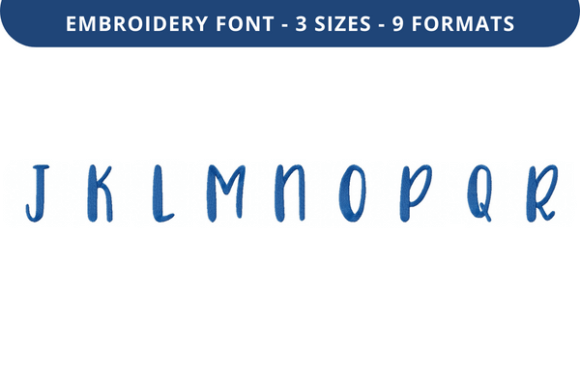 Reviewing Choco Ganache Font Uppercase J to R