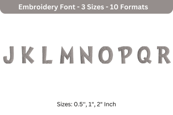 Reviewing DrSue Font Uppercase J to R for Gifts
