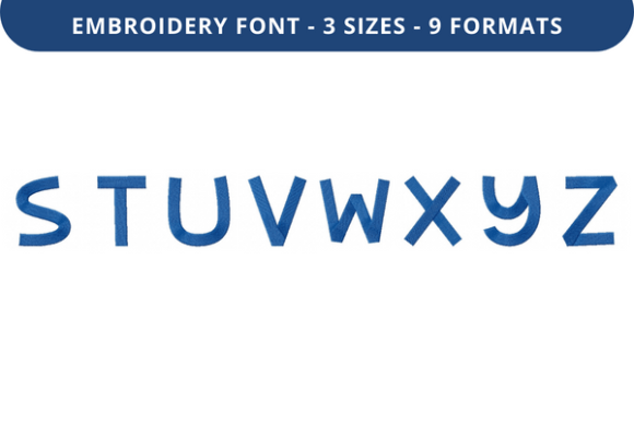 Reviewing Gumbies Font Uppercase S to Z for Apparel