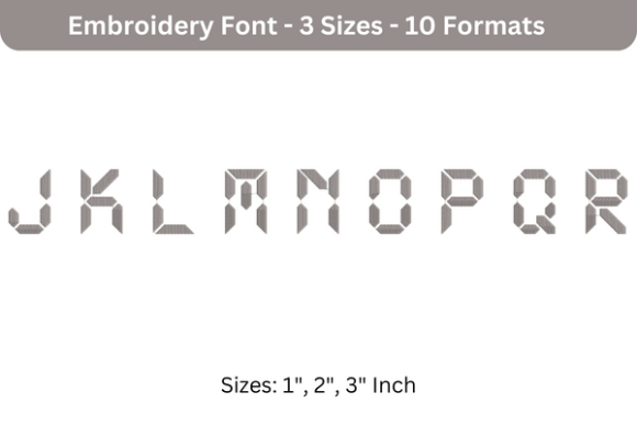 Reviewing LCD Font J to R for Custom Gifts