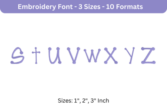 Reviewing Scrap Girl Dots Font S to Z