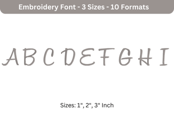 Reviewing Sweet Bee Font Uppercase a to I for Gifts