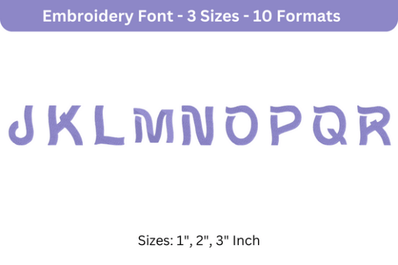 Reviewing Wavie Font J to R for Stitchers